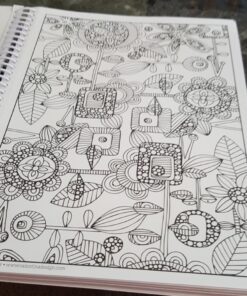 Ultimate Coloring Book Treasury: Relax, Recharge, and Refresh Yourself (Design Originals) 208 Pages of Beautiful One-Side-Only Designs on Extra-Thick, Perforated Paper in a Spiral Lay-Flat Binding 81 71cTmD2j3SL