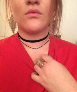 Outee 9 Pcs Choker Set Black Chokers Necklaces for Women Black Velvet Choker Necklaces for Teen Girls Henna Tattoo Ribbon Chokers for Women 37 71cU0F9ZrzL