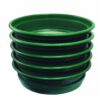SE 13 1/4 Inch Stackable Classifier Gold Prospecting Pan Set - Includes 1/2" 1/4" 1/8" 1/12" and 1/20" Stainless Steel Mesh Sifting Pans, Green, 5 Pack 5 Pieces
