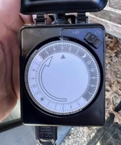 BN-LINK Compact Outdoor Mechanical 24 Hour Programmable Dual Outlet Timer - Plugin timer, Waterproof, Heavy Duty Dial 33 71cVz7NrDPL