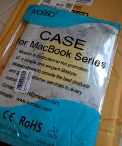 MOSISO Compatible with MacBook Air 13 inch Case (Models: A1369 & A1466, Older Version 2010-2017 Release), Plastic Pattern Hard Shell Case & Keyboard Cover & Screen Protector, White Marble 73 71cX4YWnssL