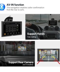 XGODY 9 inch Truck GPS Navigation for Car Big Screen for Truck Drivers Navigation Bluetooth AV-in 3D & 2D Maps with Alarm Lifetime Map Updates 14 71cYVBqGRL