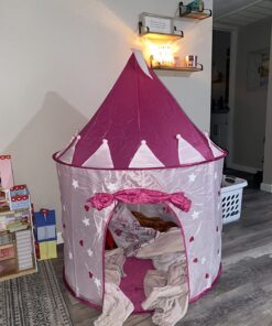 SueSport Girls Princess Castle Play Tent, Pink 39 71cZKDlIpL
