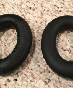 Synsen Replacement Ear Pads Cushion Compatible for Bose QuietComfort QC2,QuietComfort 15 QC15,QuietComfort QC25,QuietComfort 35 QC35,Bose AE2,AE2i,AE2w,SoundTrue, SoundLink (Around-Ear) Headphones BLACK 50 71cac0Ni6nL