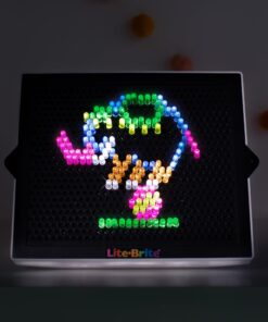 Lite-Brite Classic, Favorite Retro Toy - Create Art with Light, STEM, Educational Learning, Holiday, Birthday, Gift, Boys, Kid, Toddler, Girls Age 4+ Lite Brite Classic 24 71cb3z2EzjL