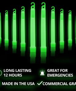 Cyalume Glow Sticks Military Grade Lightstick - Premium Green 6” SnapLight Emergency Chemical Light Stick with 12 Hour Duration , 10 Pack 27 71cbYY4hJjL