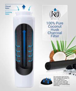 Alternative view of K&J Refrigerator Water Filter Replacement Maytag Compatible for UKF8001 Pur - Replacement for Maytag UKF8001, UKF8001AXX, EDR4RXD1, Puriclean II, and Kenmore 9006 (3 Pack)