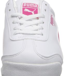 PUMA Unisex-Child Shoes 6 Big Kid White/Fuchsia Purple 9 71cfGmNqVbL
