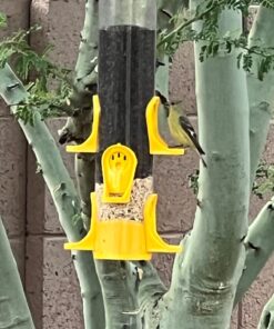 Stokes Select Thistle Tube Bird Feeder with Six Feeding Ports, Yellow, 1.6 lb Capacity - 38224, small 14 71cfngmu0FL