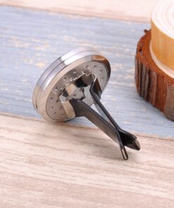 HOUSWEETY Car Air Freshener Aromatherapy Essential Oil Diffuser - Music Note Stainless Steel Locket,11 Refill Pads (Style 1-30mm) Style 1-30mm 8 71cfsqI0gDL