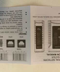 iMBAPrice - RJ45 Network Cable Tester for Lan Phone RJ45/RJ11/RJ12/CAT5/CAT6/CAT7 UTP Wire Test Tool 1-Pack RJ45/RJ11 Wire Continuity Tester 30 71cge8N2nQL