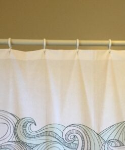 Kenney White Double Shower Curtain Hooks, White, (set of 12 pieces) 14 71cglg8eODL