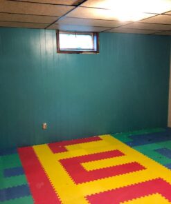 Foam Floor Mats - Interlocking EVA Foam Padding for Home Gym - Non-Toxic 8-Piece Play Mat Set for Toddlers, Babies, and Kids by Stalwart (Multicolor) 35 71cgzjYnQtL