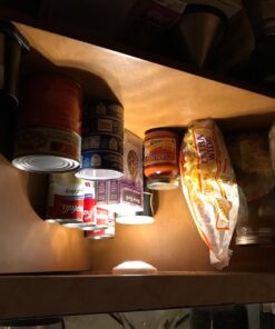 Brilliant Evolution Tap Light Push Lights 6pk w/Batteries + Remote, LED Stick On Lights Under Cabinets Battery Puck Lights with Remote - Under Counter Lighting Wireless Closet Kitchen Night Lights 6 pack (18 batteries included) 42 71chDWnxqZL