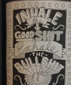 Make Life Your Bitch: Motivational adult coloring book. Turn your stress into success! (Midnight Edition) 64 71chaGnXPAL