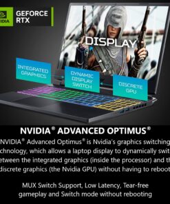 Acer Nitro 17 Gaming Laptop | AMD Ryzen 7 7840HS Octa-Core CPU | NVIDIA GeForce RTX 4060 Laptop GPU | 17.3" QHD 165Hz IPS Display | 1TB Gen 4 SSD | Wi-Fi 6E | RGB Backlit KB | AN17-41-R7G3, Black R7 7840HS / RTX4060 51 71ci0IeqaCL