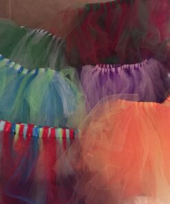 Charmed Rainbow Color Tulle Assortment, 6 inch by 25 Yard Spool (8 Pack) 32 71ciGu1VpeL