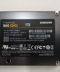 SAMSUNG 860 QVO 1TB Solid State Drive (MZ-76Q1T0B/AM) V-NAND, SATA 6Gb/s, Quality and Value Optimized SSD Single 57 71ciSkejdpL