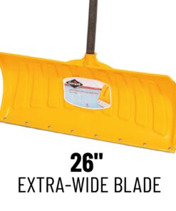 Garant GARANT-APP26KDR Alpine Snow Pusher, 26-Inch Poly Blade Hardwood Handle 26-Inch Poly Blade Snow Pusher 5 71cjV 5SPsL