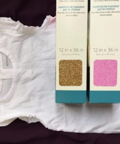 Silhouette America Silhouette Glitter Heat Transfer, 12 by 36-Inch, Gold 20 71ckenXVh0L