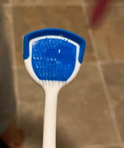 Orabrush Tongue Scraper, Tongue Cleaner Helps Fight Bad Breath, 4 Tongue Scrapers 4 Count (Pack of 1) Multicolored 36 71clEfPoTL