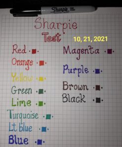 SHARPIE Permanent Markers, Fine Point, Assorted Colors, 12 Count 12 Count (Pack of 1) 42 71cldM9UZrL