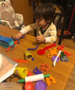 Play-Doh Basic Fun Factory Shape Making Machine with 2 Non-Toxic Play-Doh Colors 10 71cmEy37RWL