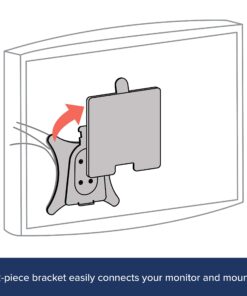 Ergotron – Quick Release Bracket – for Monitor and TV Screens Up to 35 lbs, Less Than 3 Inch Display Depth – Add-on for VESA Monitor Arms 13 71cnNJqrjwL