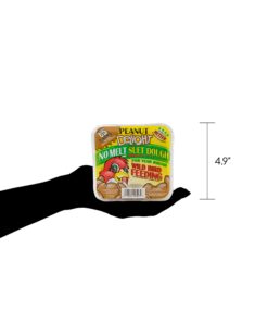C&S Peanut Delight No Melt Suet Dough, 12/pack 11.75 Ounces Peanut 12-Pack 33 71cpDBwFvjL 2