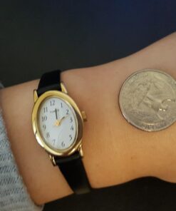 Timex Women's T21912 Cavatina Black/Gold-Tone 55 71cpYbbXrbL