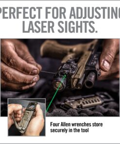 Real Avid Pistol Tool for Gun Maintenance | 19 in 1 Pistol Multitool & Handgun Utility Tool for Striker Fired & 1911 Platforms, Includes 1911 Bushing Wrench, Tanto Knife & Laser Sights Adjusters 44 71cq6csv0PL 2