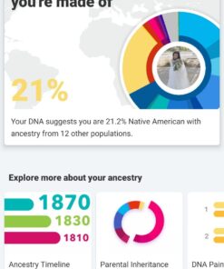 23andMe Health + Ancestry Service: Personal Genetic DNA Test Including Health Predispositions, Carrier Status, Wellness, and Trait Reports (Before You Buy See Important Test Info Below) 40 71cr9 ANYML