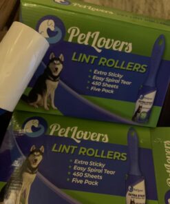 PetLovers Extra Sticky Lint Roller Mega Value Set 450 Sheets for Pet Hair Removal, Dog and Cat Lint Remover 5 Pack 35 71crhTtyfnL