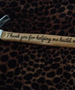Father's Day Gift Thank You for Helping Me Build My Life DIY Gift Engraved Wood Handle Steel Hammer 29 71ctUImHujL
