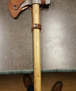 CRKT Woods Chogan Tomahawk Sheath: Full Grained Leather, Multiple Snaps, Belt Loops for Secure Carry of T-Hawk, for Use 2730 D2730 27 71cth2kPauL