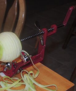Johnny Apple Peeler (VKP1011), Clamp Base, Stainless Steel Blades, Red 36 71ctjogW0OL