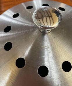 Utopia Kitchen Compost Bin for Kitchen Countertop - 1.3 Gallon Compost Bucket for Kitchen with Lid - Includes 1 Spare Charcoal Filter (Silver) Silver 46 71cu3vysXpL