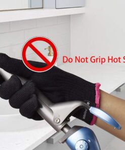 Kiloline Professional Heat Resistant Glove for Hair Styling Heat Blocking for Curling, Flat Iron and Curling Wand Suitable for Left and Right Hands 19 71cuaT8gZFL