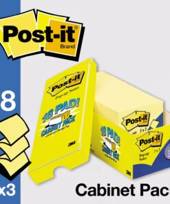 Post-it Pop-up Notes, 3 in x 3 in, 18 Pads, America's #1 Favorite Sticky Notes, Canary Yellow, Clean Removal, Recyclable (R330-18CP) Original Pop-Up 10 71cummrWBML