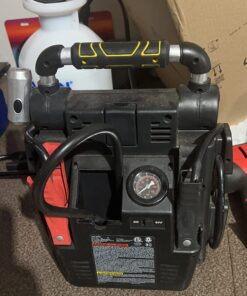 STANLEY J5C09 Portable Power Station Jump Starter 1000 Peak Amp Battery Booster, 120 PSI Air Compressor, USB Port, Battery Clamps 1,000 Peak Amps 56 71cvHQIWDgL