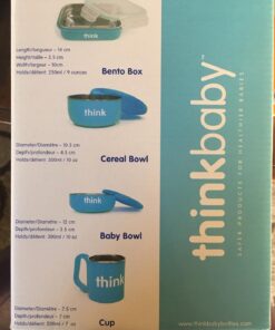 thinkbaby The Complete BPA Free Feeding Set, Light Blue 24 71cvLTA6sJL