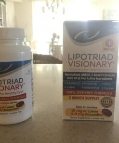 Lipotriad Visionary Eye Vitamin and Mineral Supplement with AREDS2® Ingredients in Our own Custom Formula, 60 Count 60 Count (Pack of 1) 21 71cvkCQu0YL