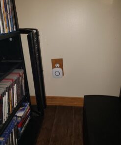 SadoTech Wireless Doorbell for Home - Battery Operated, 1000 Feet, Waterproof Door Bell w/LED Flash, 1 push button + 1 receiver, Waterproof White 55 71cw13hhwDL