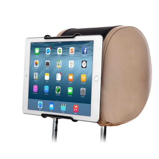 TFY Universal Car Headrest Mount, Fits 7-11 Inch Tablets - iPad, Samsung Galaxy Tab & Note, Adjustable Strap, Detachable, Portable, No Protruding Parts