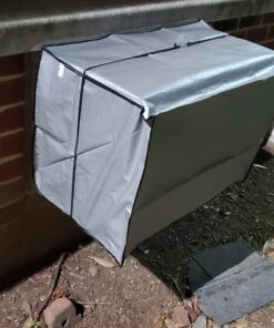 THERMWELL Frost King AC2H Outside Window Air Conditioner Cover, 18 x 27 x 16-Inch, 18"X27"X16"X6, 18" x 27" x 16" x 6 mil Fits up to 10,000 BTU, Gray 25 71cydIjwmkL