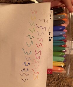 Sharpie 75846 Permanent Markers, Fine Point, Assorted Colors, 24-Count 24 Count (Pack of 1) 32 71cylklEwbL