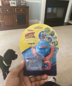 Projectables Disney Mickey and the Roadster Racers LED Kids Night Light, Projector, Plug-in, Dusk to Dawn Sensor, for Hallway, Bedroom, Nursery, Playroom, Gaming Room, 11739 Mickey Mouse 20 71d GLJF1EL