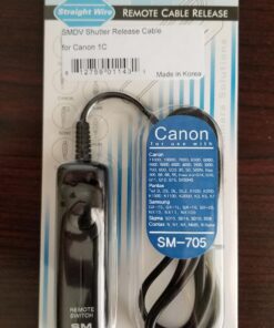 SMDV Remote Shutter Release Cable for Canon Digital Rebel t3, t3i, t2, t2i,xt, xti, xs, xsi 300d, 350d, 400d, 450d, 500d, 550D, 600D, 1000d, 60d Fullly Compatible with Canon RS 60-E3 22 71d jwtA6QL