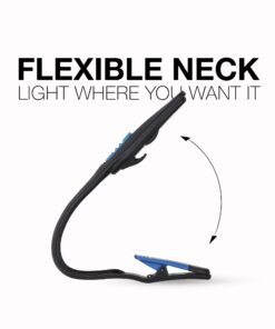 Energizer Clip on Book Light for Reading in Bed, LED Reading Light for Books and Kindles, 25 Hour Run Time, Kindle & Book Reading Lamp (Batteries Included), Black Portable Black (Battery-Powered) 25 71d1ayyfJGL 1