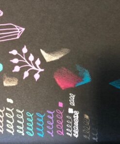 Pentalic Traveler Midnight Sketch Black Paper Journal, 160 Pages, Black (6" x 8") 6-inch x 8-inch, Black 34 71d28iguc7L